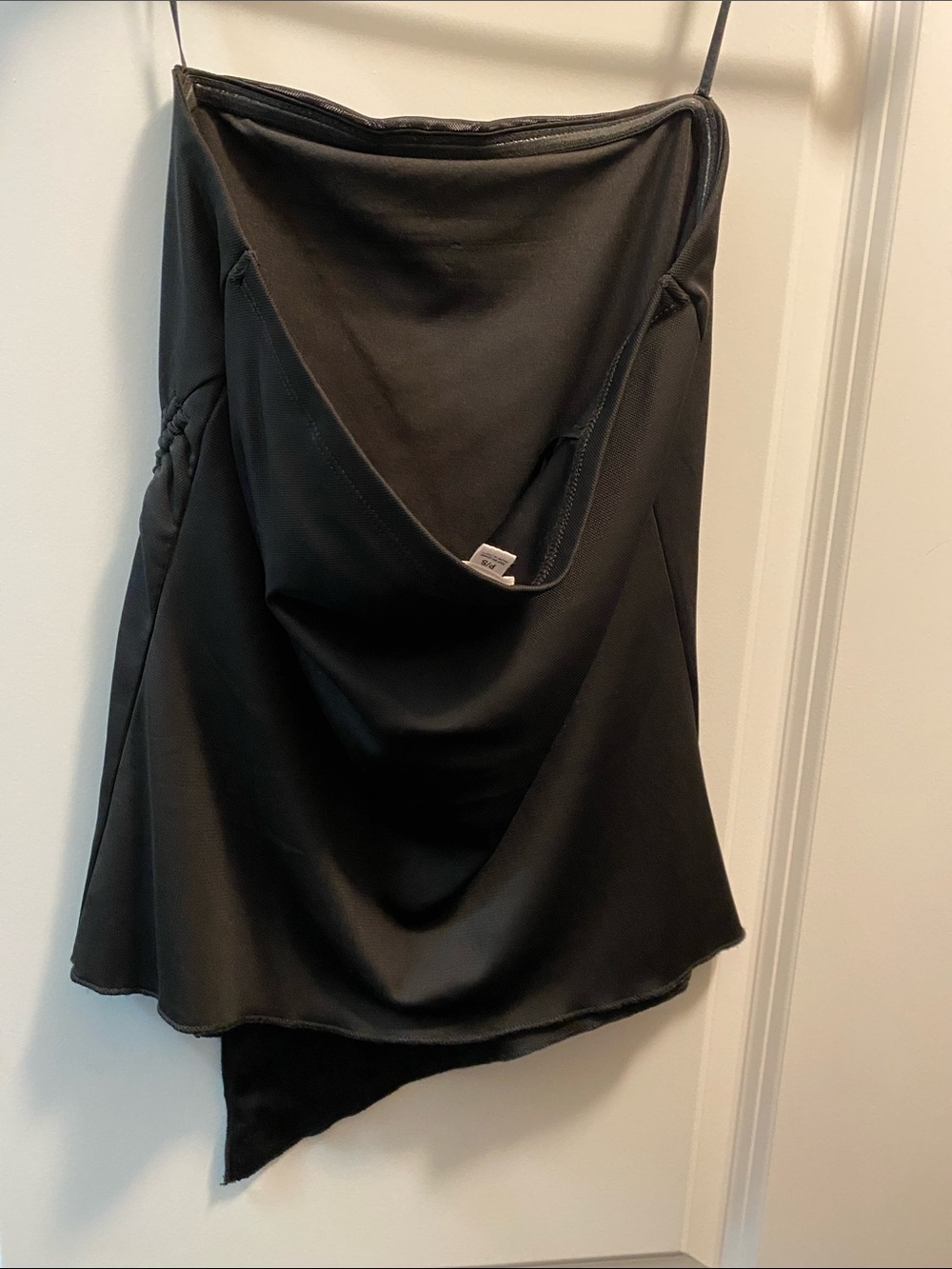 Garage Asymmetrical Ruched Tube Top - Picture 2 of 3